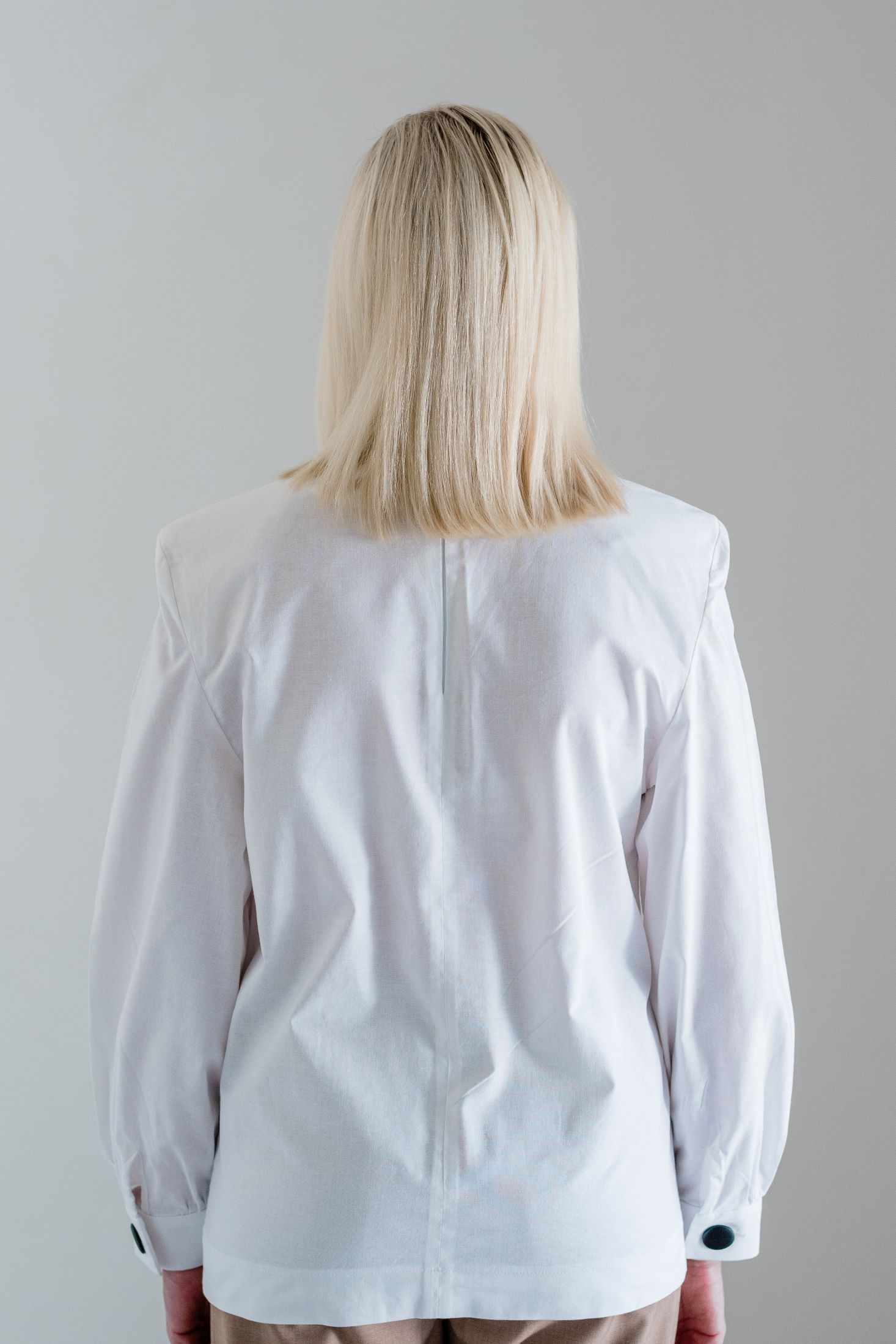 White Poplin Shirt - Image 4
