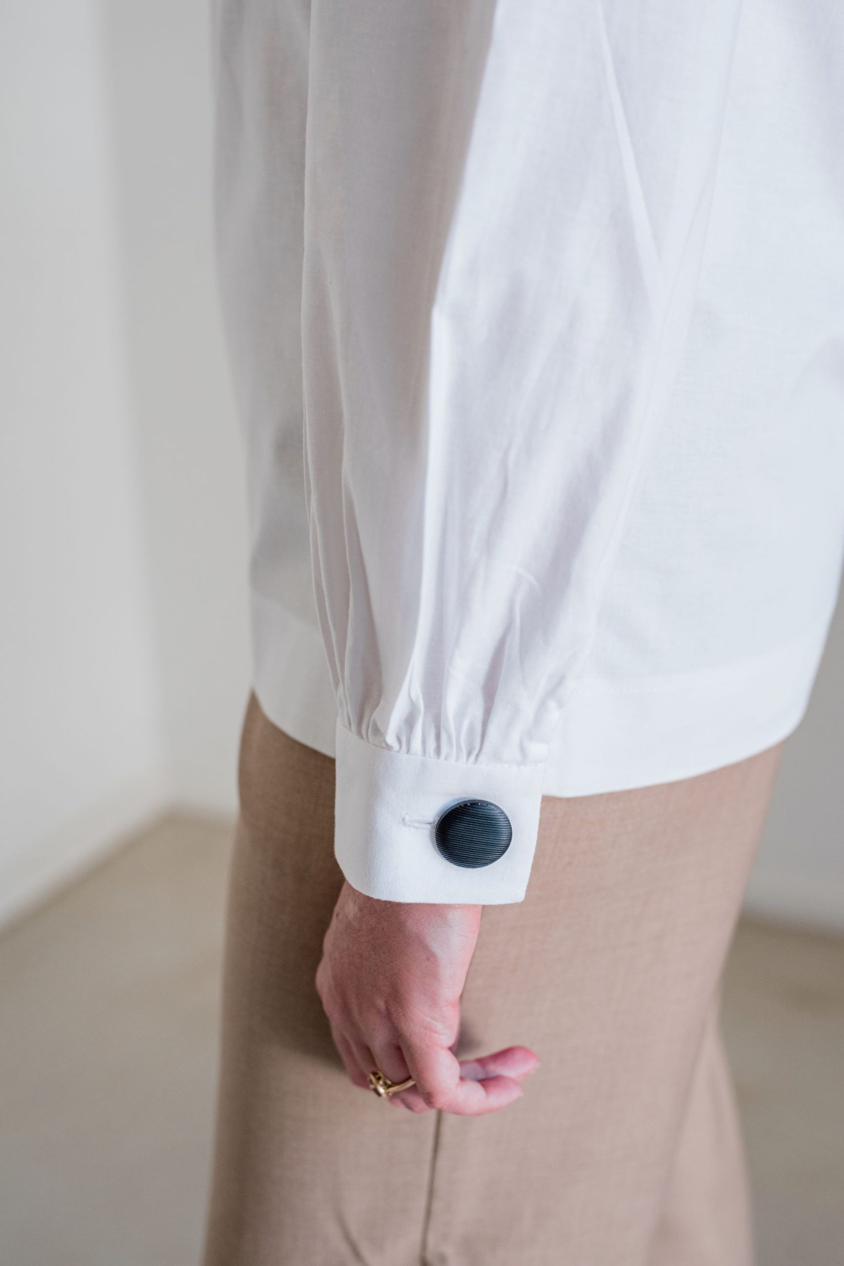 White Poplin Shirt - Image 6
