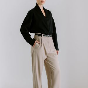 The Everyday Effortless Pant – Stone