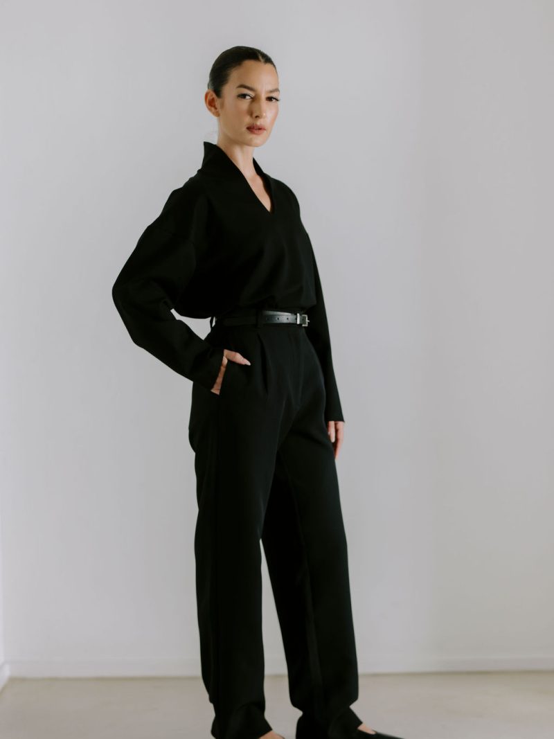 The Everyday Effortless Pant - Black