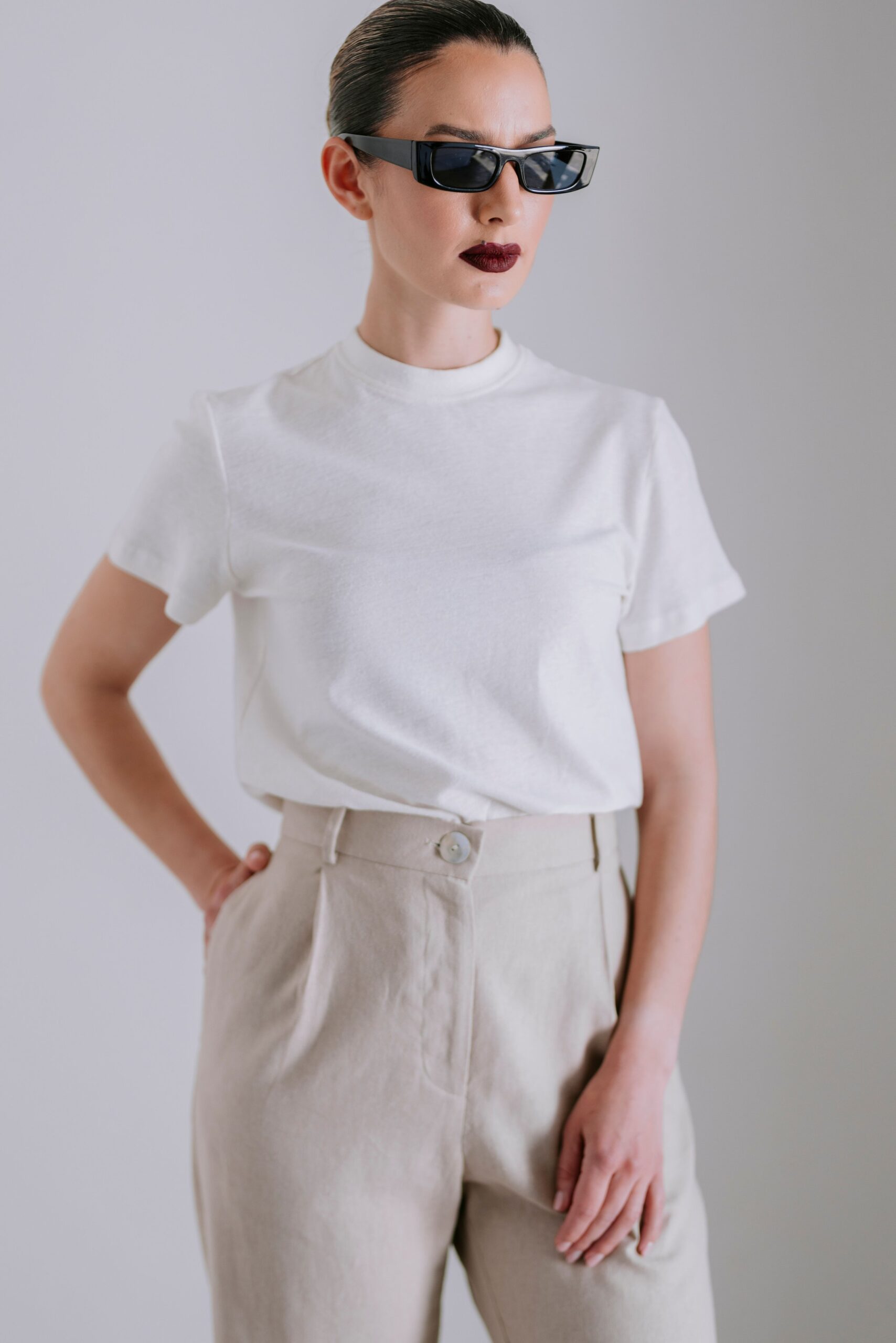 Signature Tee In Organic Jersey - Natural - Image 6