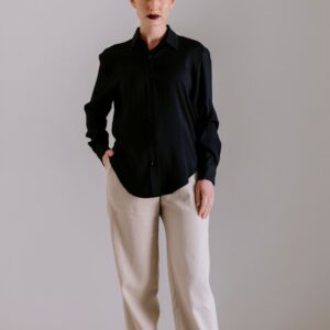 Relaxed Summer Shirt - Black