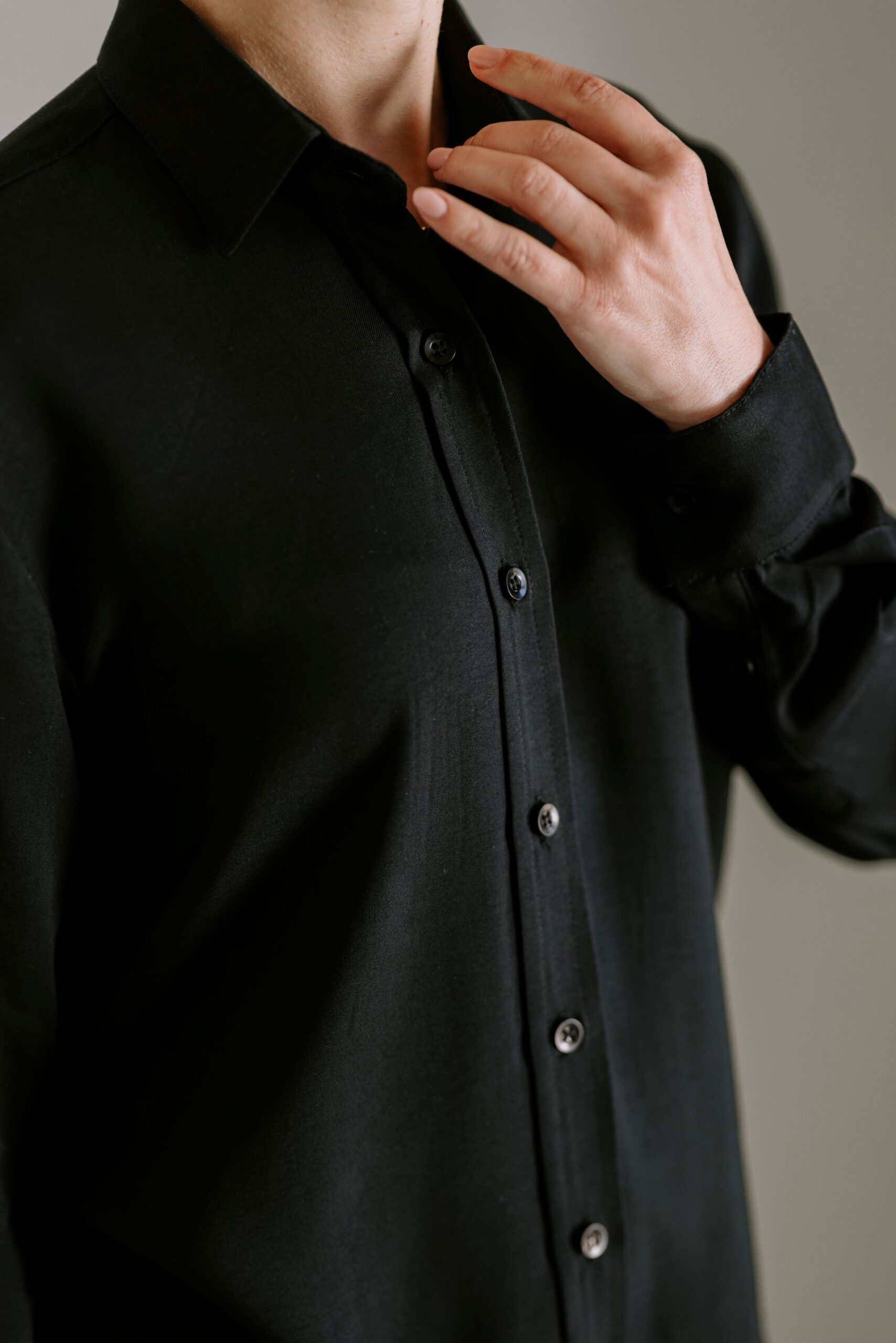 Relaxed Summer Shirt - Black - Image 6