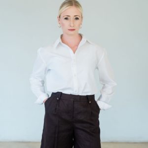 The Tailored Linen Short - Brown